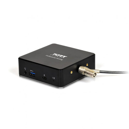 Port USB Type-C to 1 x RJ45|2 x USB3.1 Gen1|2 x HDMI|1 x Type-C|1 x USB3.1 Gen1 | Apple Charging 2.4A|1 x Aux Dock - Black