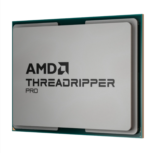 AMD Threadripper Pro CPU on a white background