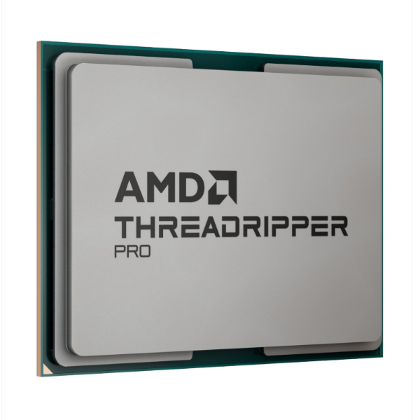 AMD Threadripper Pro CPU on a white background