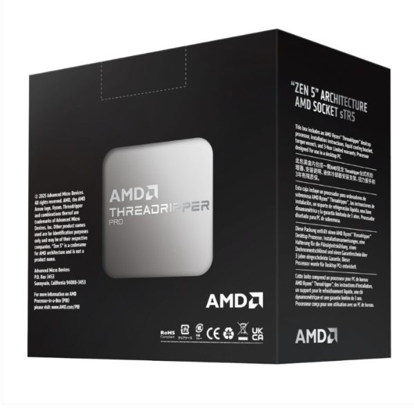 AMD Ryzen Threadripper Pro 9995WX 96-Core 2.5GHz CPU