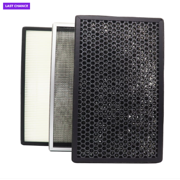 Three air filter cartridges on a white background with 'Last Chance' label.