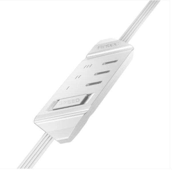 White electronic device with 'Speed' branding on a white background