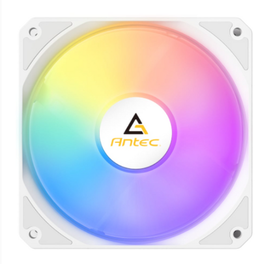 Antec P12 PWM 120mm ARGB Reverse Case Fan - White
