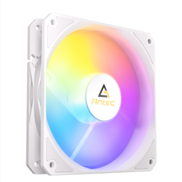 Antec P12 PWM 120mm ARGB Reverse Case Fan - White