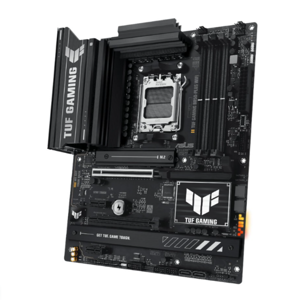 TUF Gaming motherboard on a white background