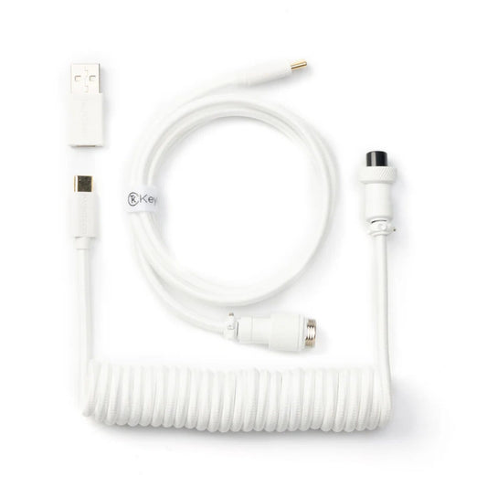 Keychron Coiled Aviator White Cable
