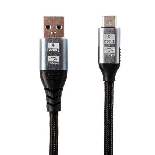 GIZZU 60W 10Gbps USB to Type-C 2m Cable