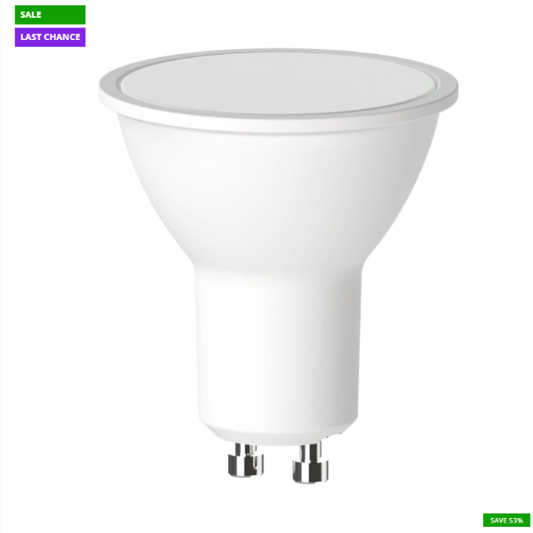 Gizzu Everglow Rechargeable Warm White Emergency Downlight Bulb