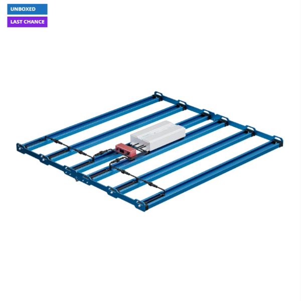 Blue metal pallet rack on a white background
