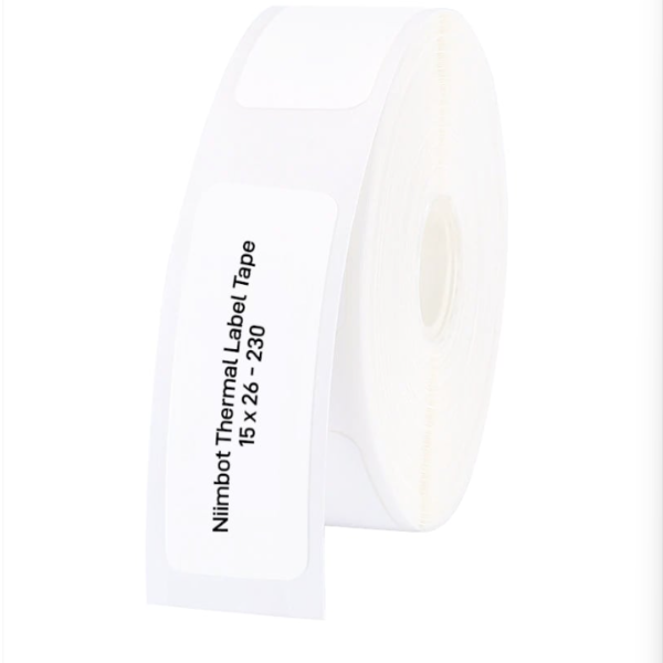 NIIMBOT D11/D110/D101/H1S Thermal Label 15x26mm - 230 Labels Per Roll - White