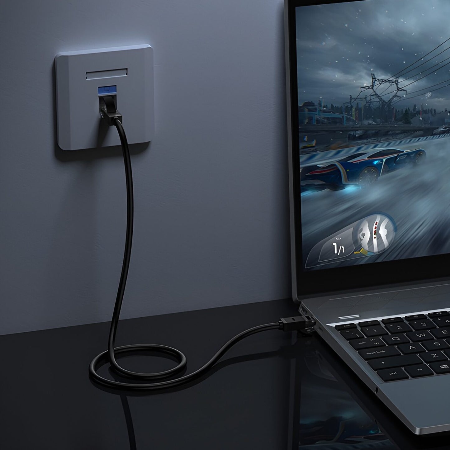 UGREEN NW102-20159 Cat6 UTP Ethernet Cable 1m - Black