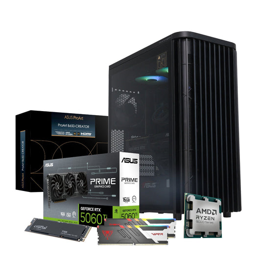 PCBuilder Ryzen 7 9700X MONET Windows 11 Creator PC