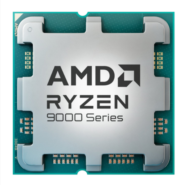 AMD Ryzen 9000 Series CPU on a white background