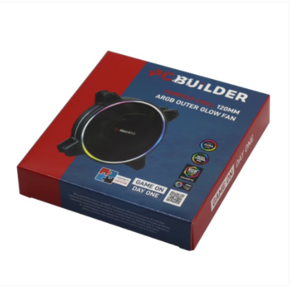 PCBuilder Tempest Chill 120MM ARGB Outer Glow Fan
