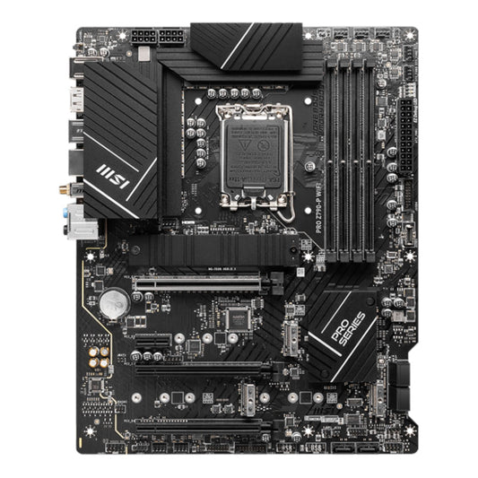 MSI PRO Z790-P WIFI Motherboard – Intel Z790, Wi-Fi 6E, DDR5, ATX