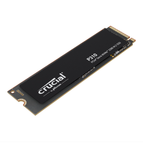 Crucial P310 solid-state drive on a white background