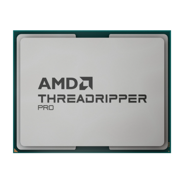 AMD Threadripper Pro CPU on a white background