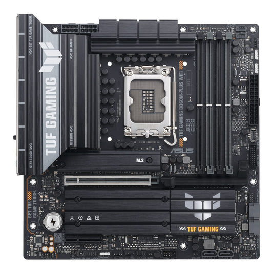 Asus TUF Gaming B860M-Plus Wi-Fi M-ATX Motherboard – Intel LGA1851, DDR5, PCIe 5.0. Wi-Fi 7