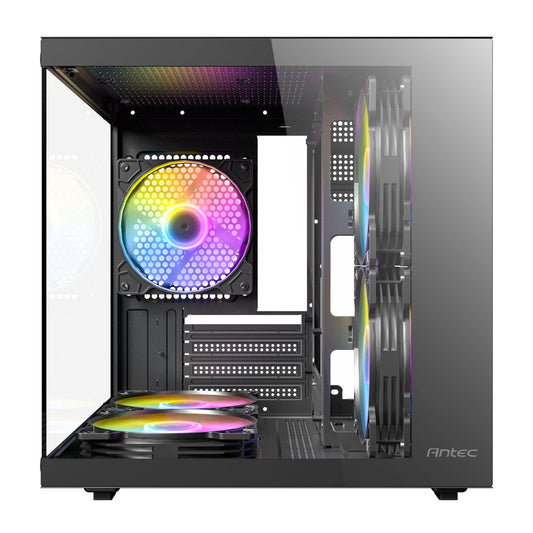 Antec VCX20M RGB Elite Micro-ATX | ITX Mini-Tower Gaming Chassis - Black