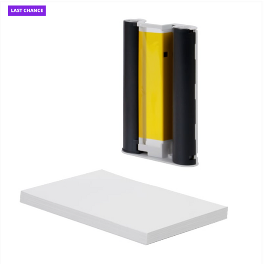 Yellow and black cylindrical object on a white platform with 'Last Chance' label.