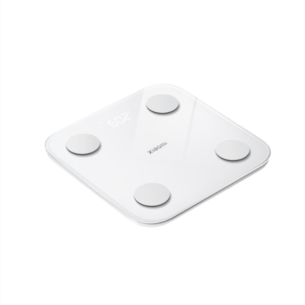 White electronic scale with 'Xiaomi' branding on a white background