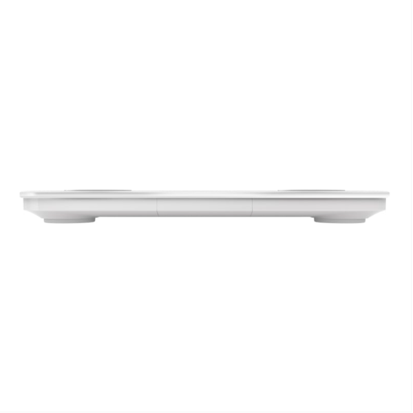 White shelf on a white background