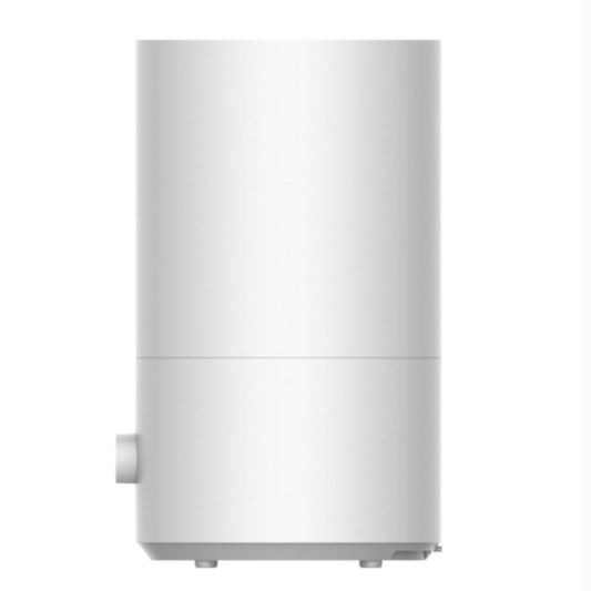 White cylindrical object on a white background