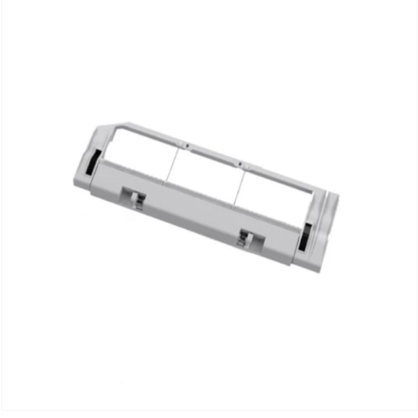 Metallic license plate frame on a white background