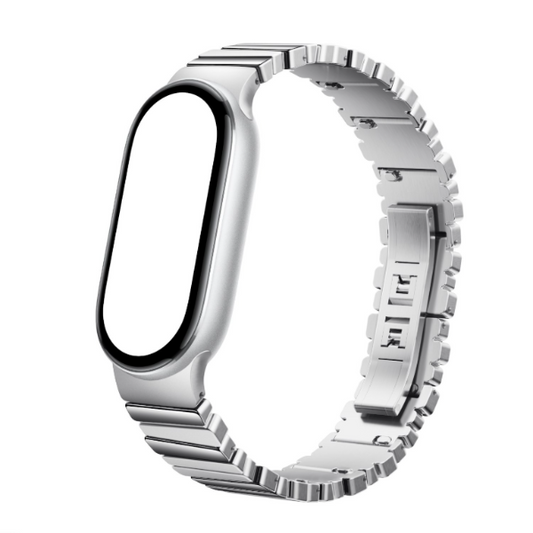 Xiaomi Smart Band 10 Asymmetrical Metal Strap – Silver