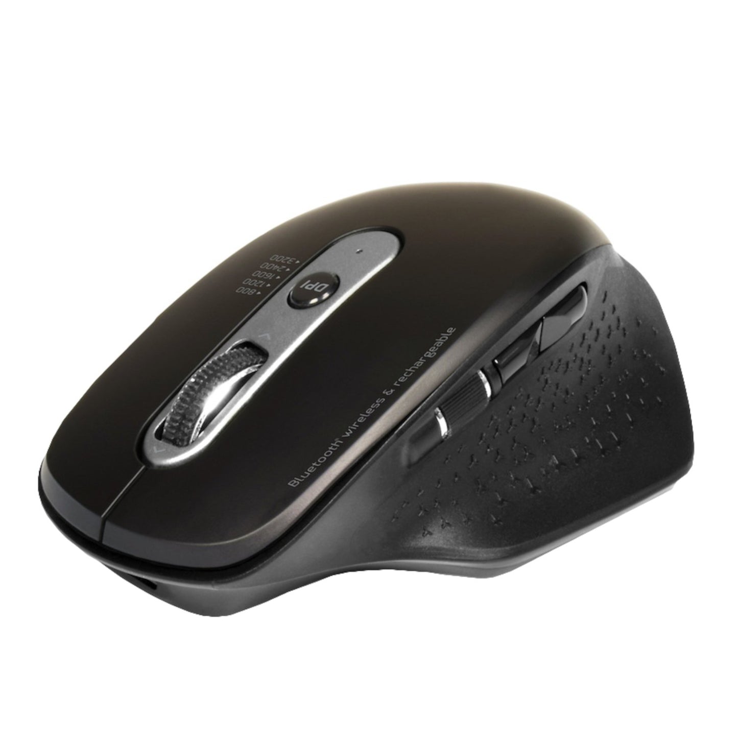 Port Connect Bluetooth Wireless and Rechargeable Executive Mouse - Black