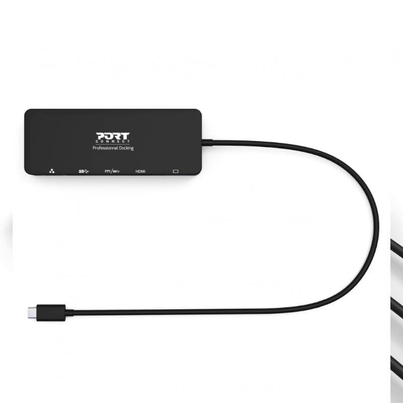 Port USB3.0 to 4 x USB3.0 5Gbps 4 Port Hub - Black