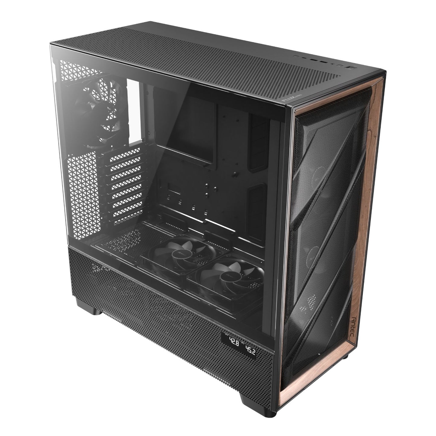 Antec FLUX PRO E-ATX Full Tower Gaming Chassis – Black
