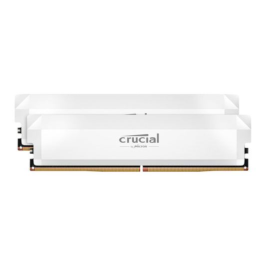 Crucial Pro DDR5 6000MHz 32GB Overclocking Memory Kit – White