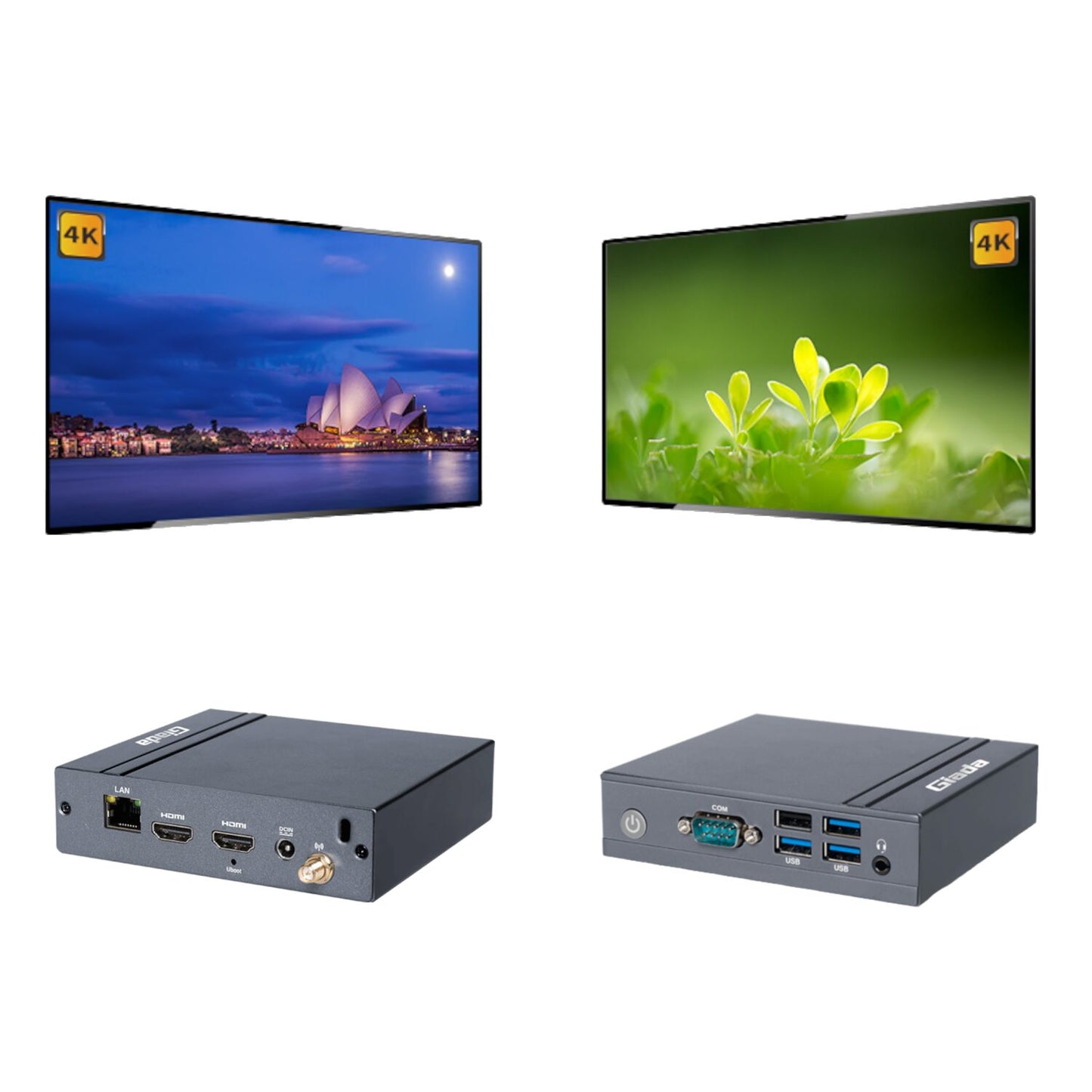 Giada DN24 Raspberry Pi Compact Signage Player - CM4 Lite