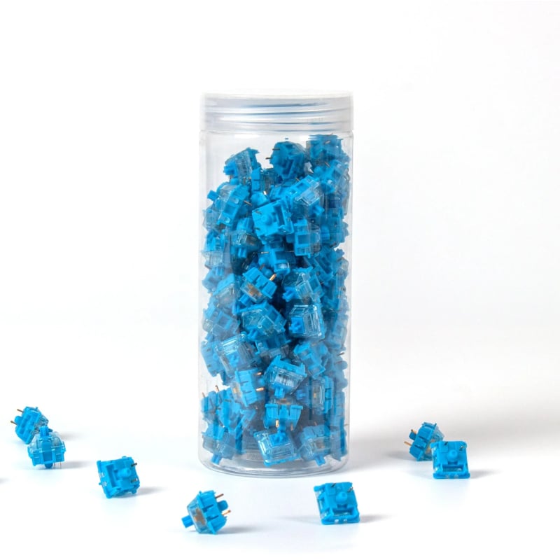 Keychron Blue Gateron Phantom Switches 110 pcs