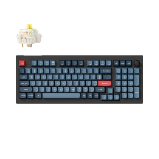 Keychron Q5M-P1 QMK/VIA Wireless Custom Keyboard - Shell White
