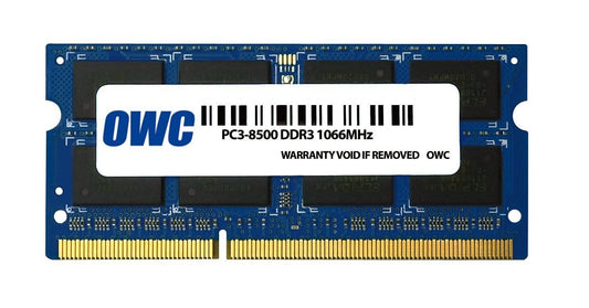 OWC RAM module with blue and black design on a white background