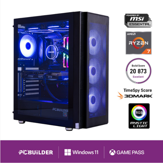 PCBuilder Ryzen 7 9700X TACTICIAN Windows 11 Gaming PC