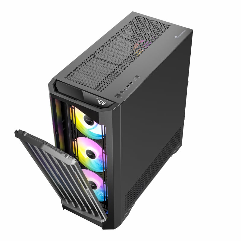 Antec Performance FT1 E-ATX |ATX |M-ATX | ITX ARGB Full-Tower Gaming Chassis - Black