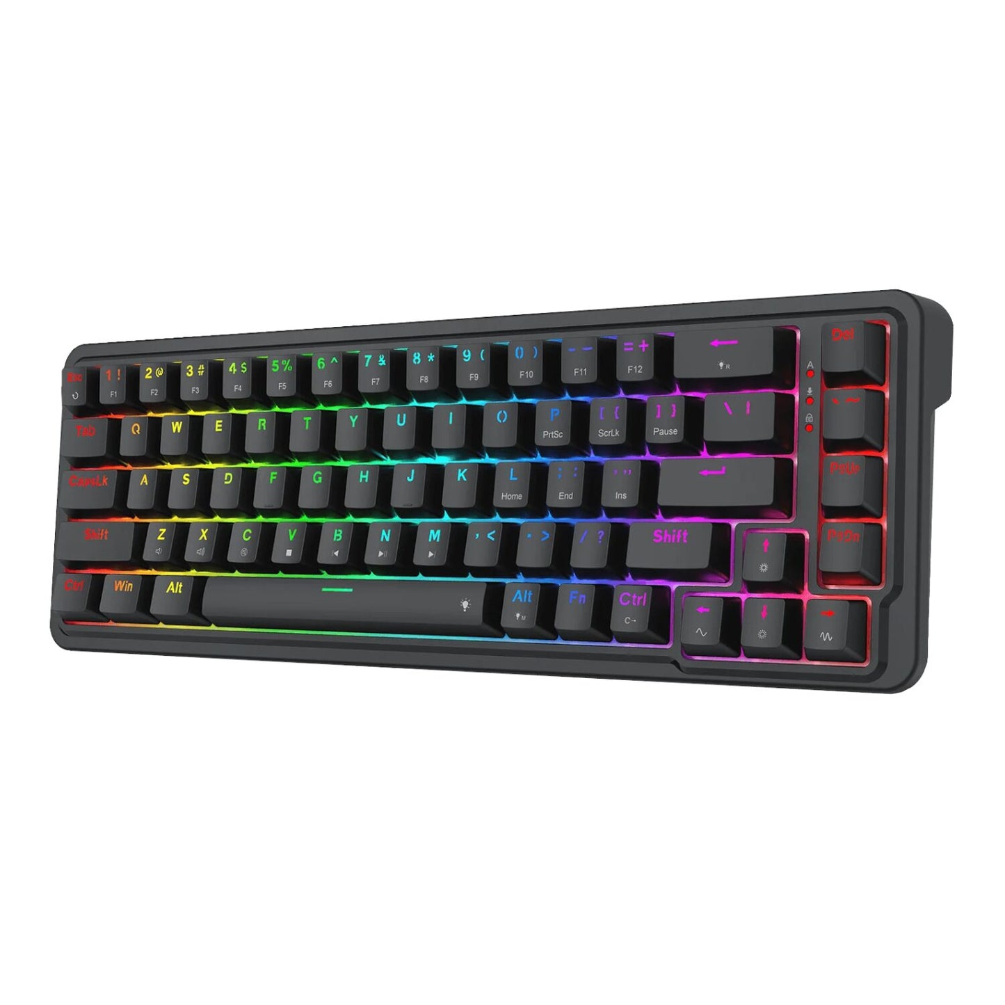 Redragon NOVA K709 65% Wired Gasket RGB Gaming Keyboard - Black