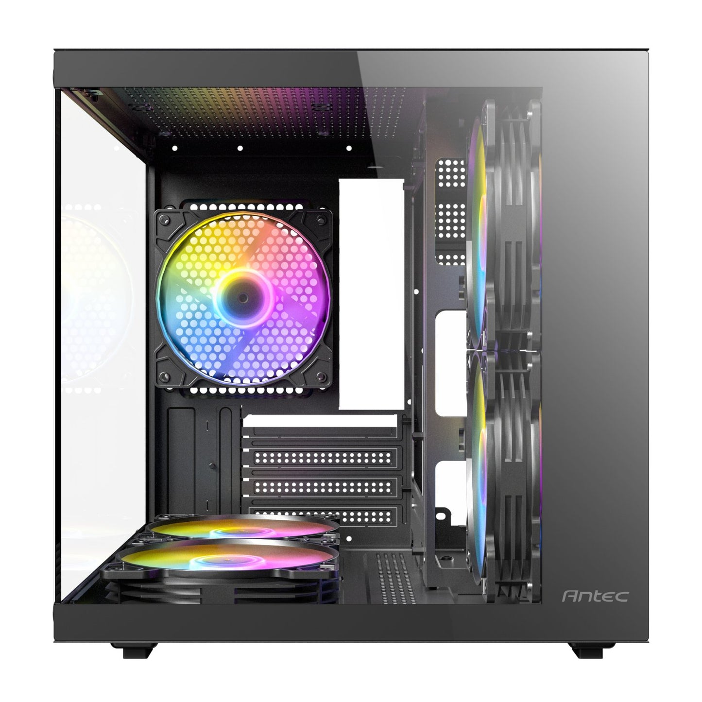 Antec VCX20M RGB Elite Micro-ATX | ITX Mini-Tower Gaming Chassis - Black