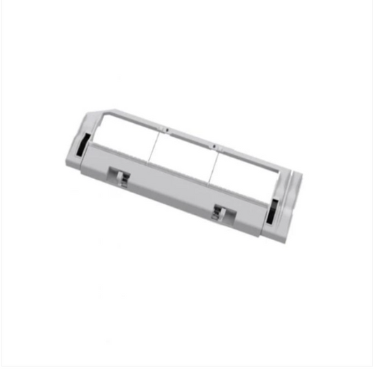 Metallic license plate frame on a white background