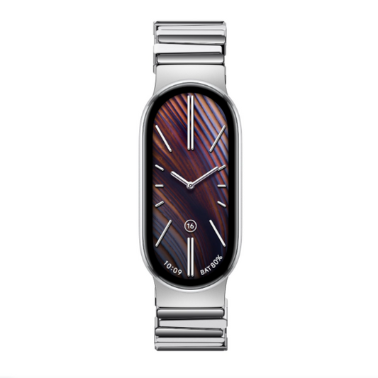 Xiaomi Smart Band 10 Asymmetrical Metal Strap – Silver