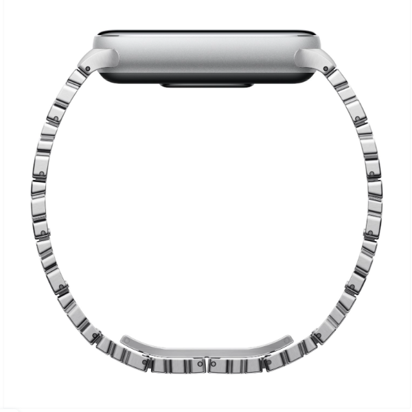 Xiaomi Smart Band 10 Asymmetrical Metal Strap – Silver