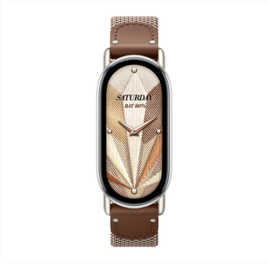 Xiaomi Smart Band 10 Knitted Silk Strap - Feather Brown