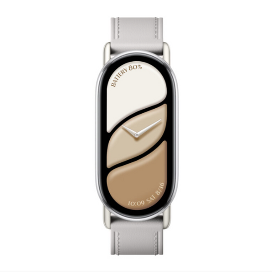 Xiaomi Smart Band 10 Leather Strap Grey